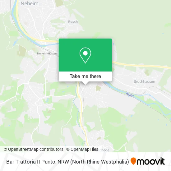 Карта Bar Trattoria II Punto