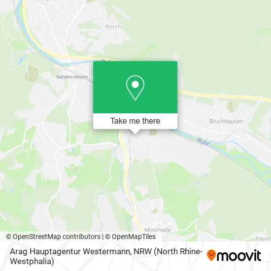 Arag Hauptagentur Westermann map