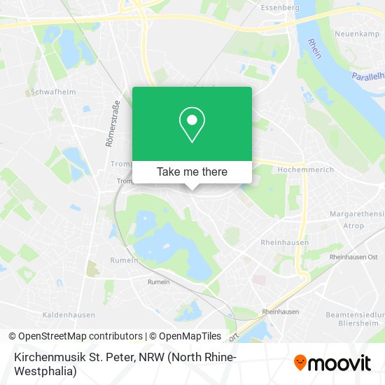 Kirchenmusik St. Peter map