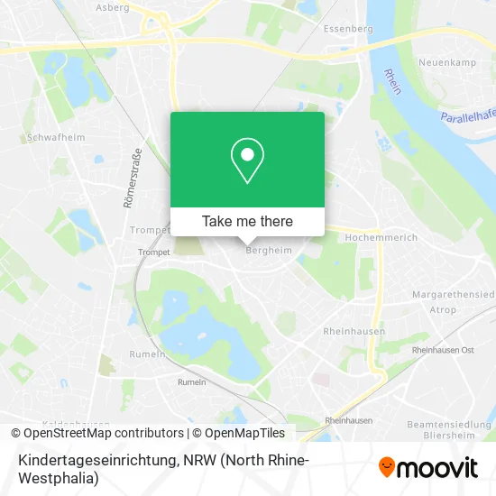 Карта Kindertageseinrichtung