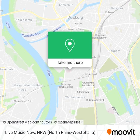 Live Music Now map