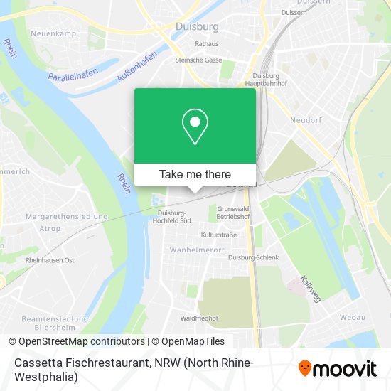 Cassetta Fischrestaurant map