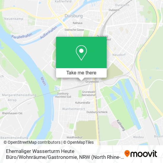 Ehemaliger Wasserturm Heute Büro / Wohnräume / Gastronomie map