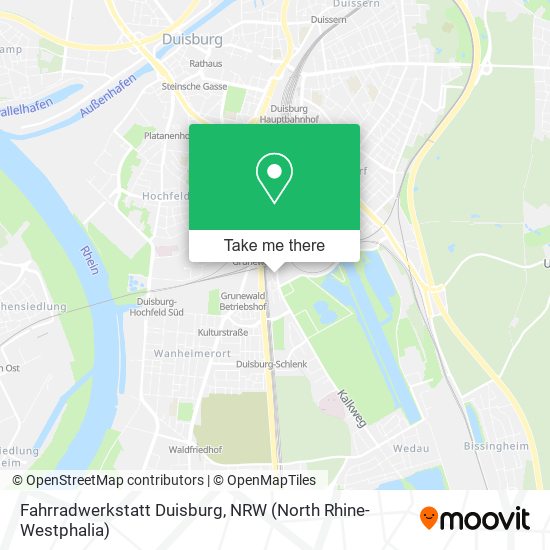 Fahrradwerkstatt Duisburg map