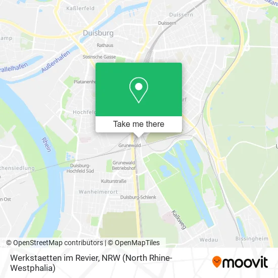 Карта Werkstaetten im Revier