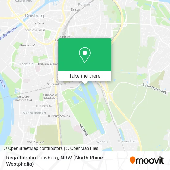 Карта Regattabahn Duisburg