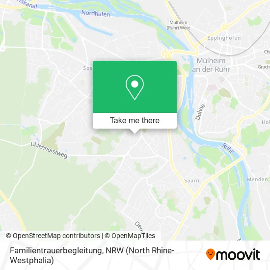 Карта Familientrauerbegleitung