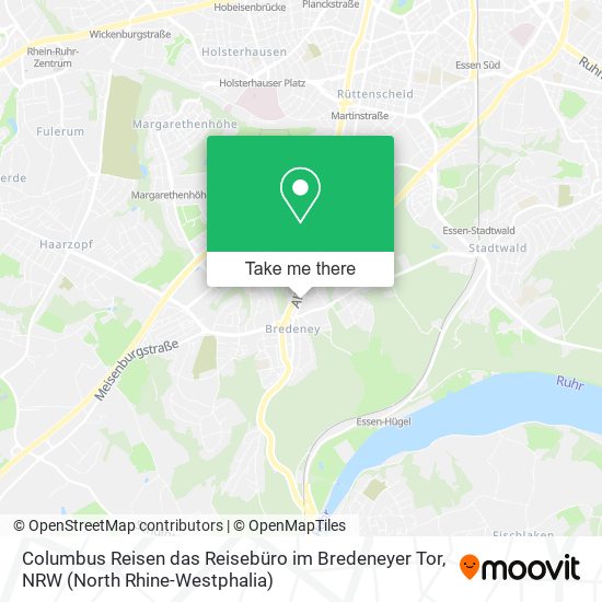 Columbus Reisen das Reisebüro im Bredeneyer Tor map