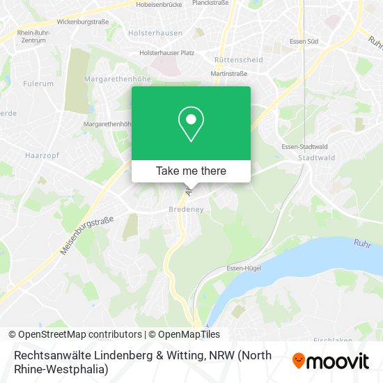 Карта Rechtsanwälte Lindenberg & Witting