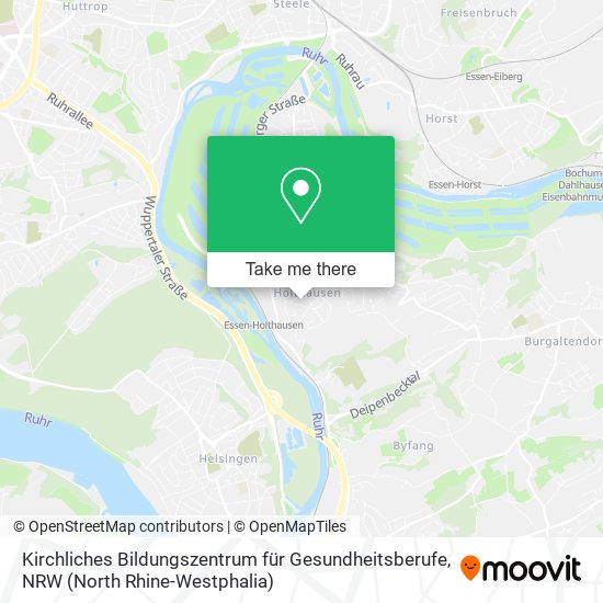 Kirchliches Bildungszentrum für Gesundheitsberufe map