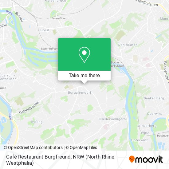 Café Restaurant Burgfreund map