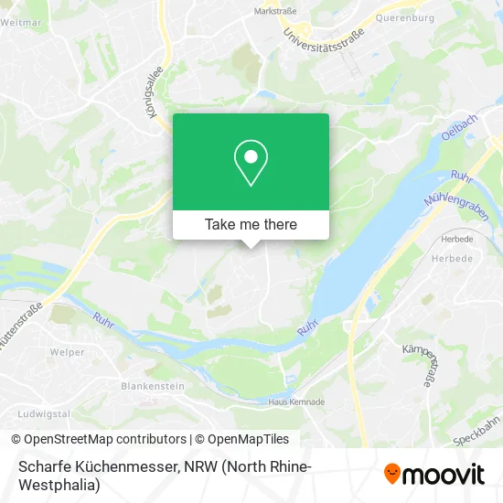 Карта Scharfe Küchenmesser