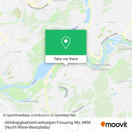 Abhängigkeitserkrankungen Focusing Nls map