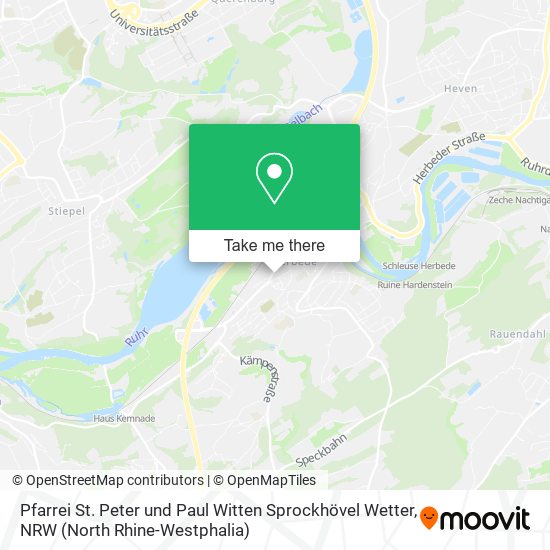 Pfarrei St. Peter und Paul Witten Sprockhövel Wetter map