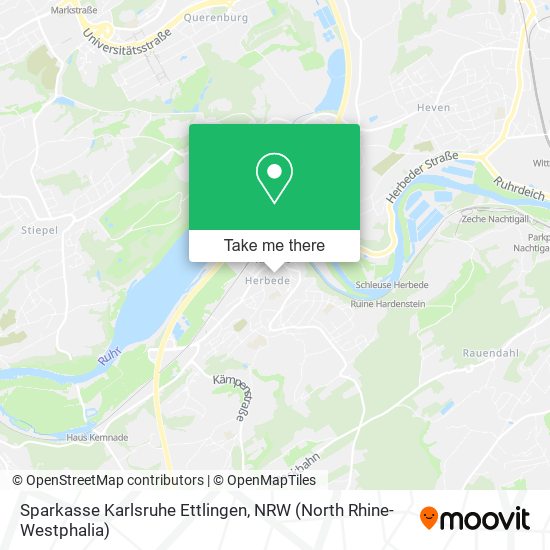 Sparkasse Karlsruhe Ettlingen map