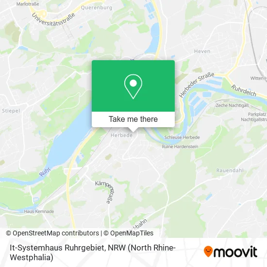 Карта It-Systemhaus Ruhrgebiet