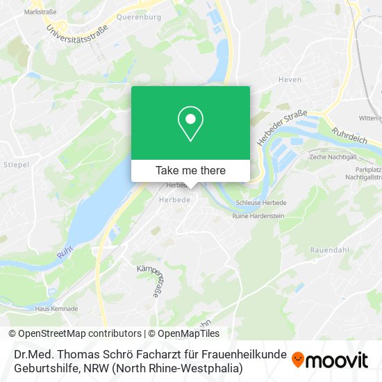 Dr.Med. Thomas Schrö Facharzt für Frauenheilkunde Geburtshilfe map