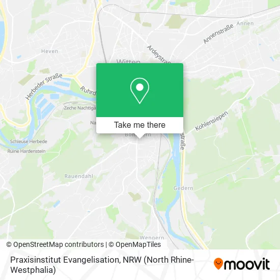 Praxisinstitut Evangelisation map