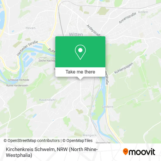 Карта Kirchenkreis Schwelm
