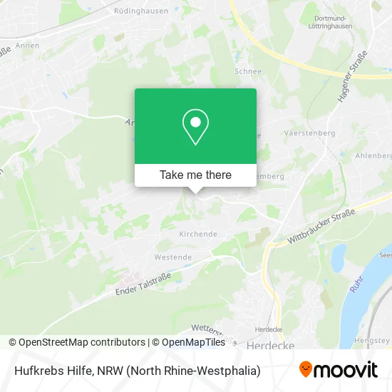 Карта Hufkrebs Hilfe