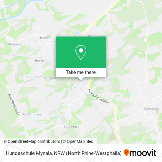 Карта Hundeschule Mynala