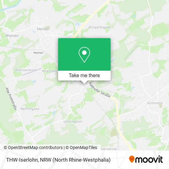 Карта THW-Iserlohn