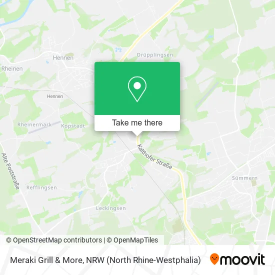 Карта Meraki Grill & More