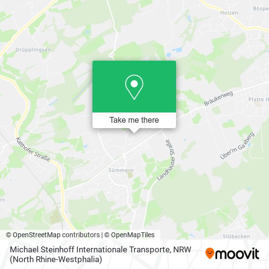 Карта Michael Steinhoff Internationale Transporte