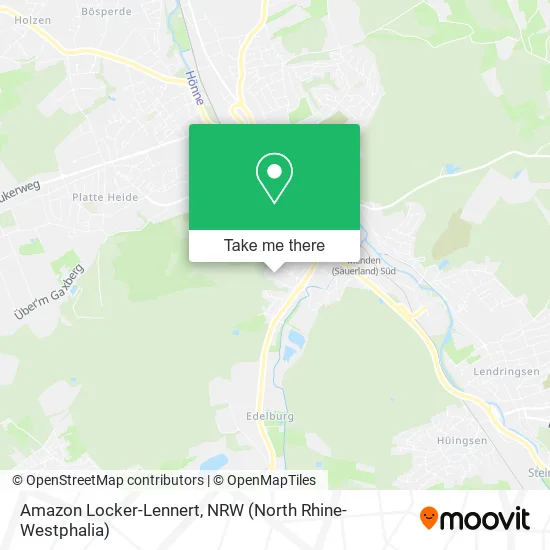 Карта Amazon Locker-Lennert