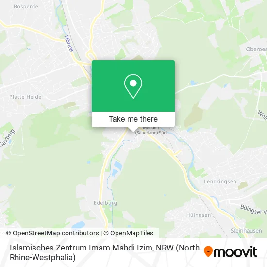 Карта Islamisches Zentrum Imam Mahdi Izim