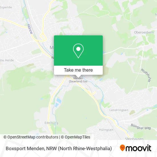 Boxsport Menden map