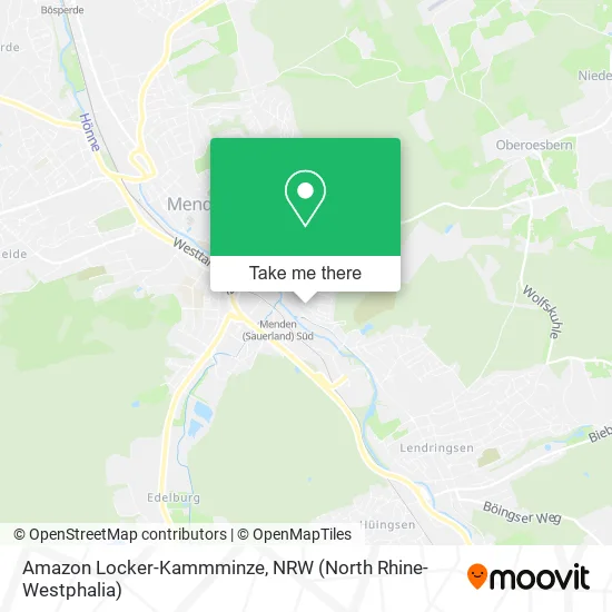 Карта Amazon Locker-Kammminze