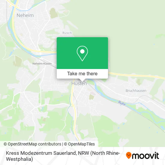 Карта Kress Modezentrum Sauerland