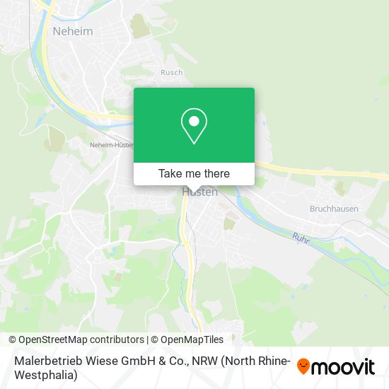 Malerbetrieb Wiese GmbH & Co. map