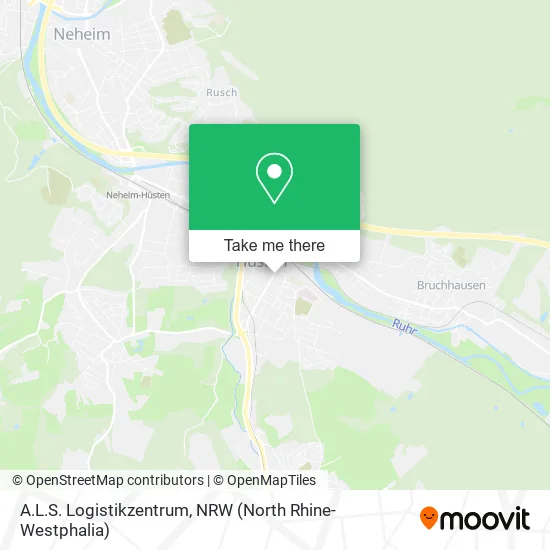 Карта A.L.S. Logistikzentrum