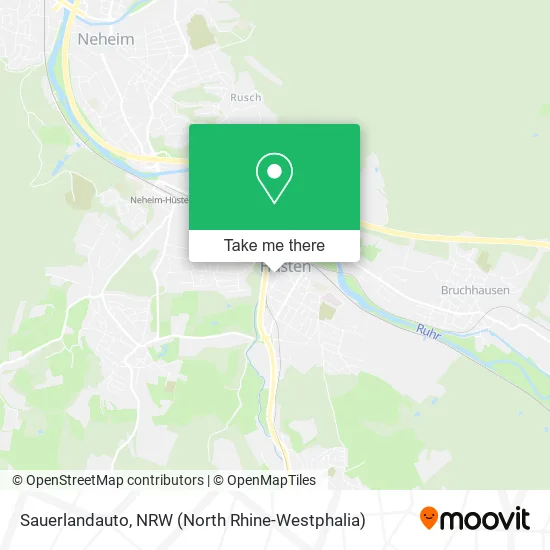 Карта Sauerlandauto