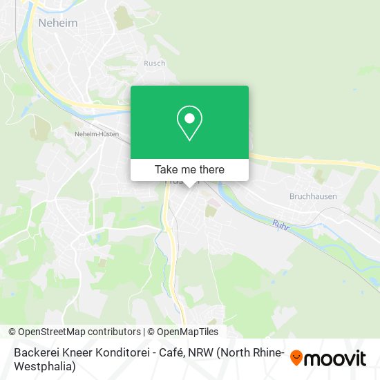 Backerei Kneer Konditorei - Café map