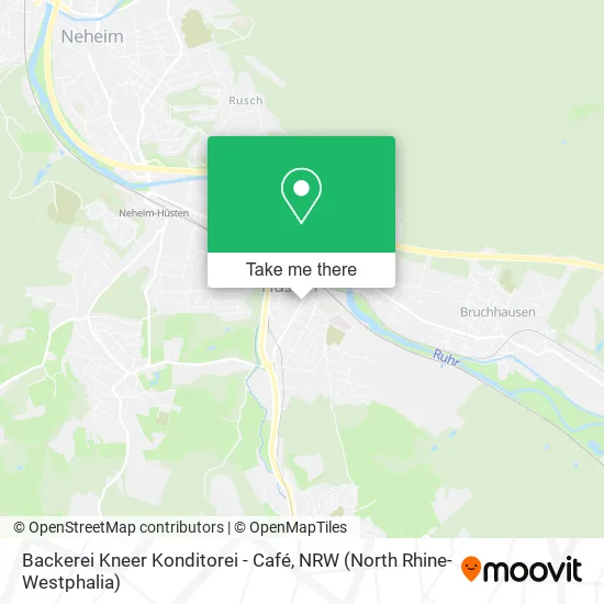 Карта Backerei Kneer Konditorei - Café