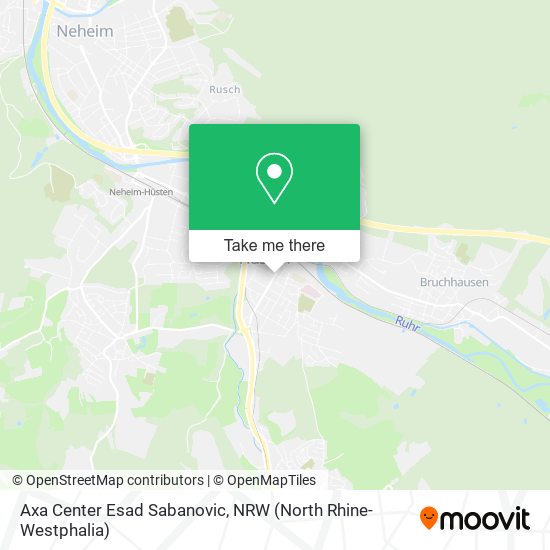 Axa Center Esad Sabanovic map