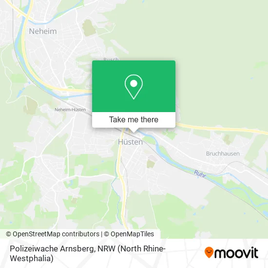 Карта Polizeiwache Arnsberg