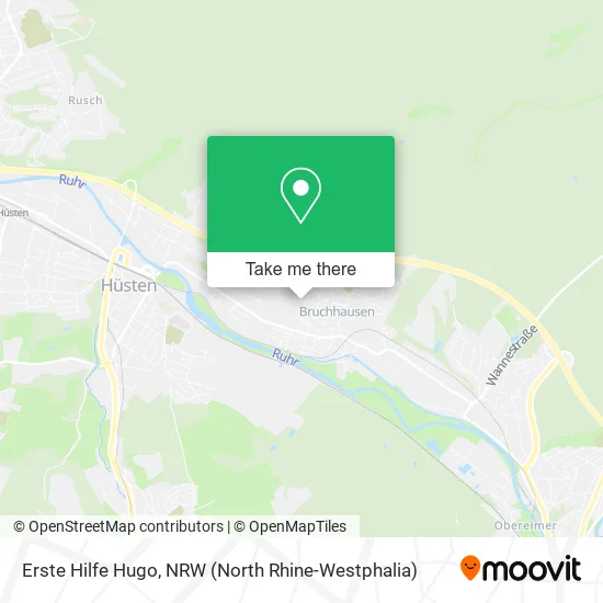 Карта Erste Hilfe Hugo