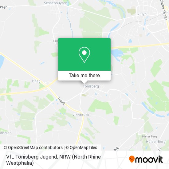 VfL Tönisberg Jugend map