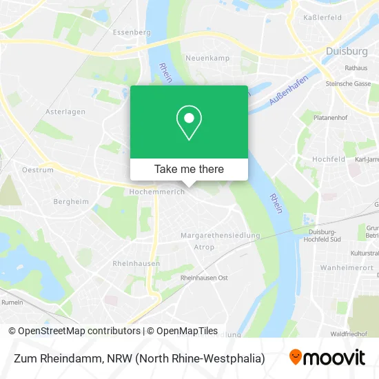 Карта Zum Rheindamm