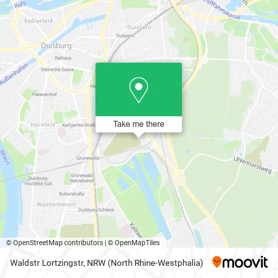 Карта Waldstr Lortzingstr