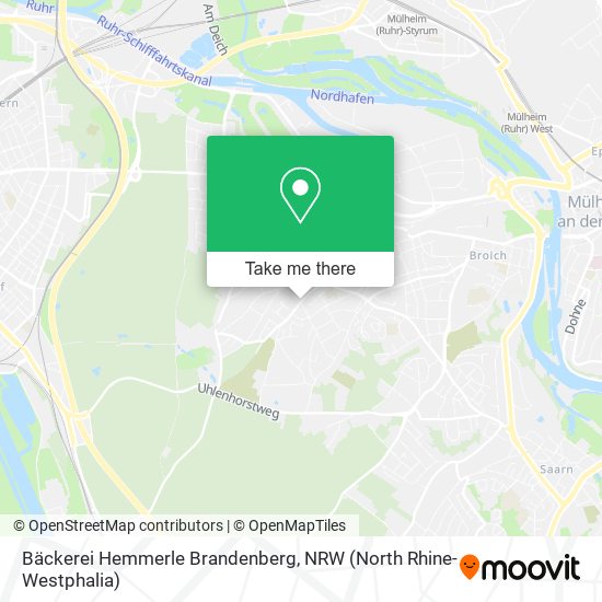 Bäckerei Hemmerle Brandenberg map