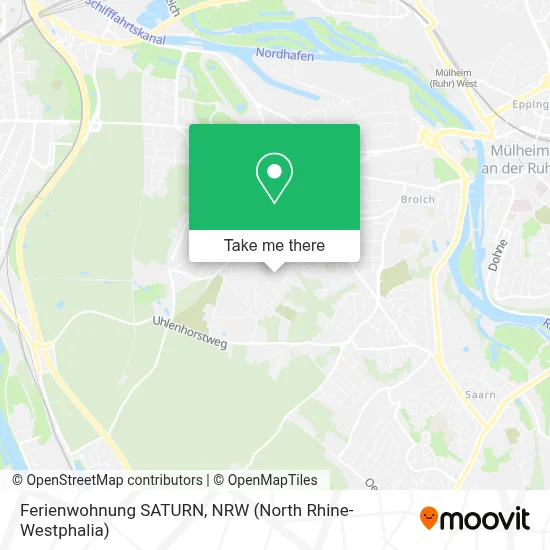 Ferienwohnung SATURN map