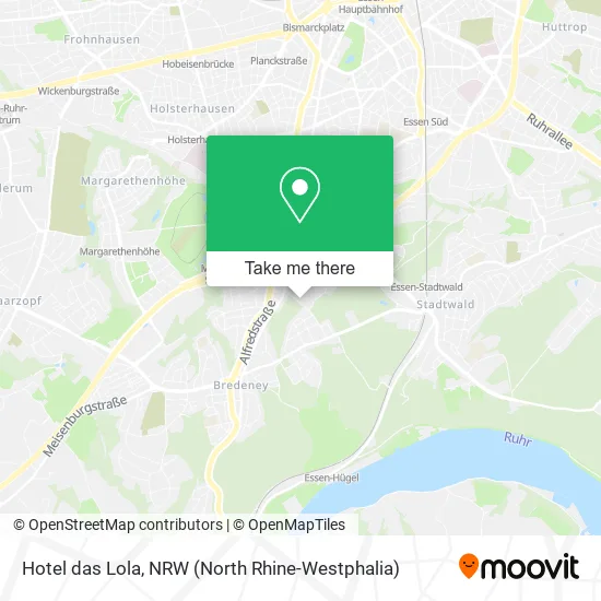 Карта Hotel das Lola