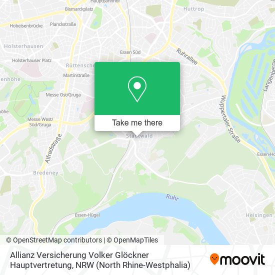 Allianz Versicherung Volker Glöckner Hauptvertretung map