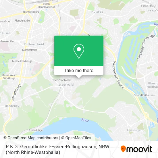 R.K.G. Gemütlichkeit-Essen-Rellinghausen map