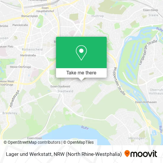 Lager und Werkstatt map